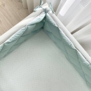 Protectie laterata patut bebe din 4 piese menta (4)